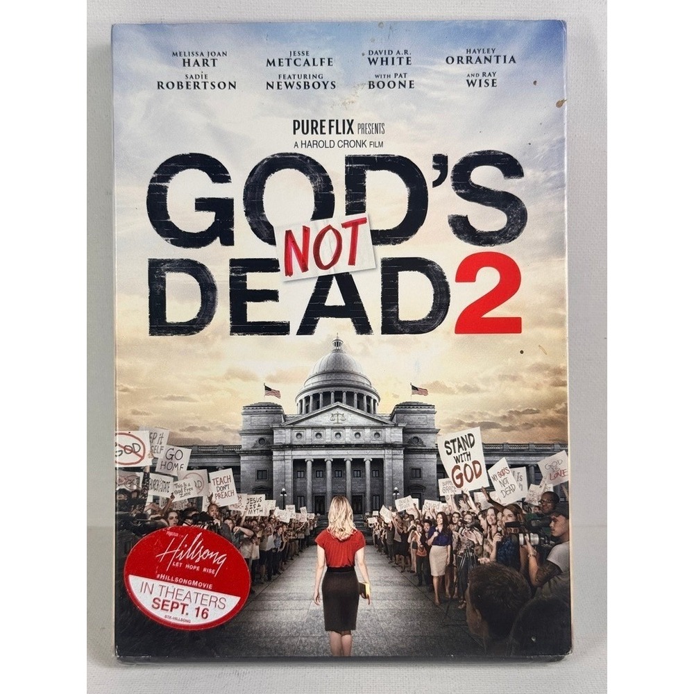 Gods Not Dead 2 DVD Movie Disc Case 2016 Pure Flix‎ Entertainment